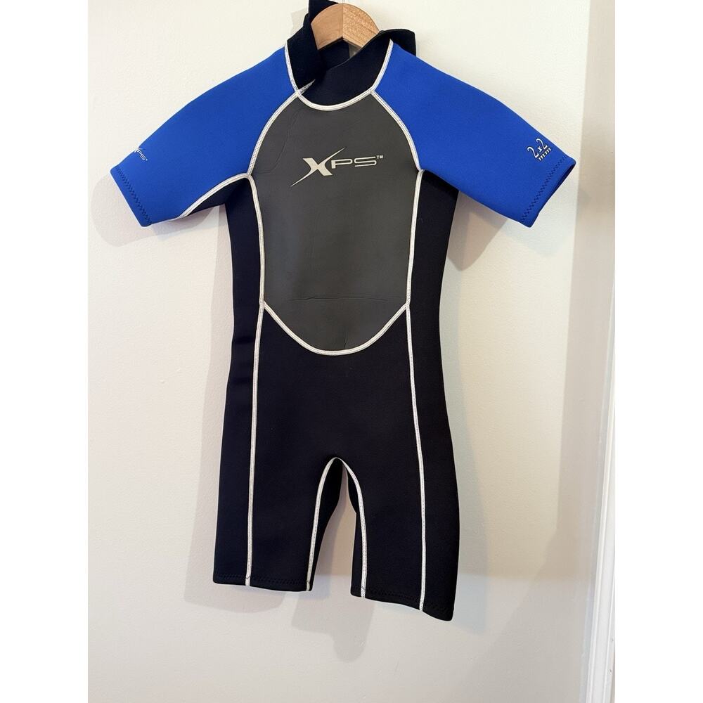 Women's Black Blue & Gray XPS Neoprene Wetsuit - Size Medium